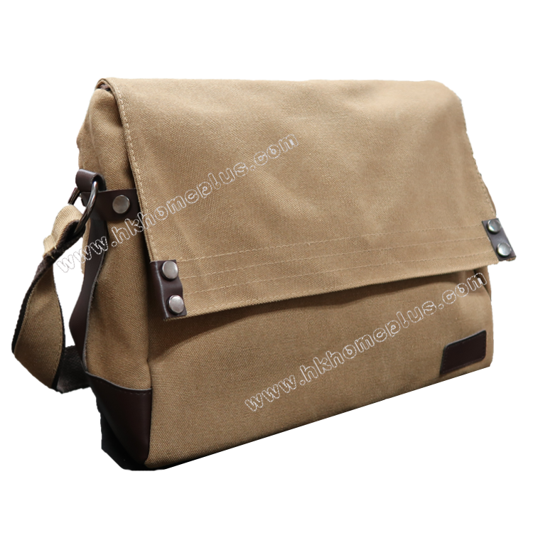 復古風帆布斜揹袋