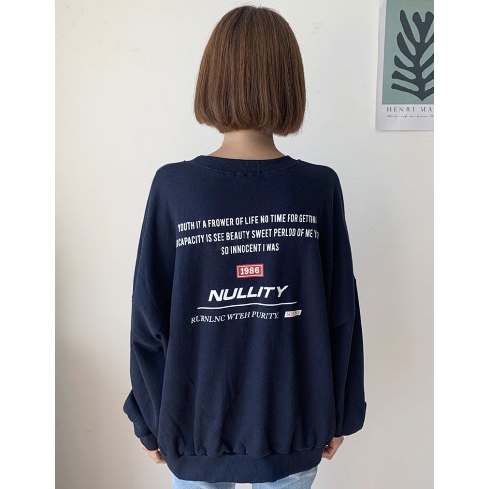 現貨｜NULLITY前後圖案衛衣