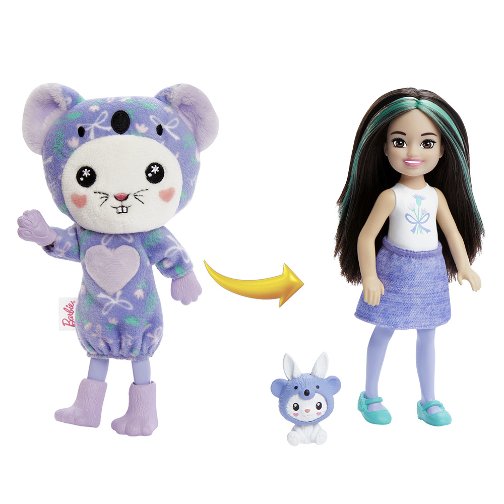 芭比驚喜造型娃娃-小凱莉動物變身系列