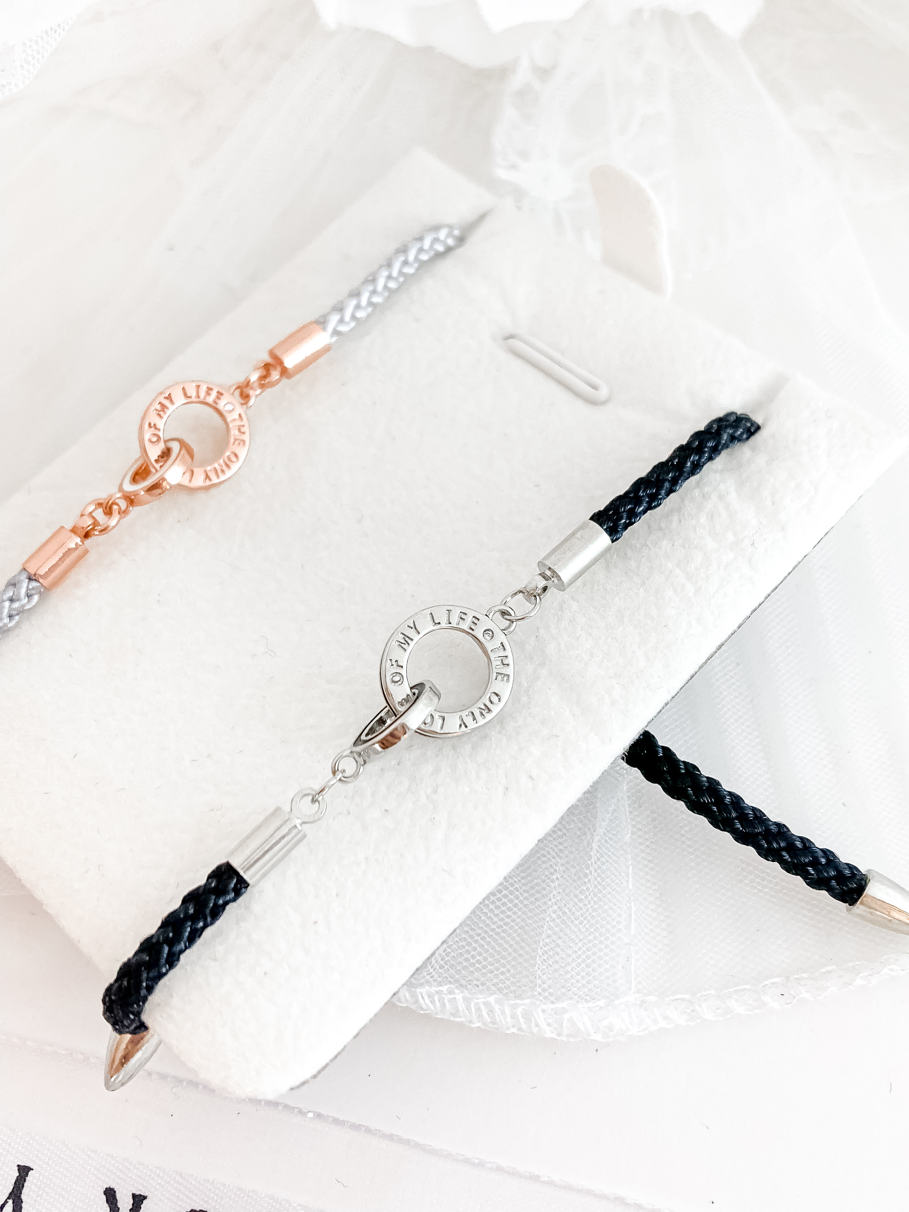 The Only love of my life情侶手繩 H26 免費刻字✒️