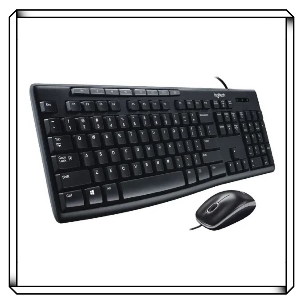 Logitech 羅技 MK200 USB鍵盤滑鼠組