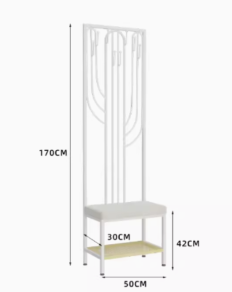 祖賽門口仙人掌換鞋凳掛衣架