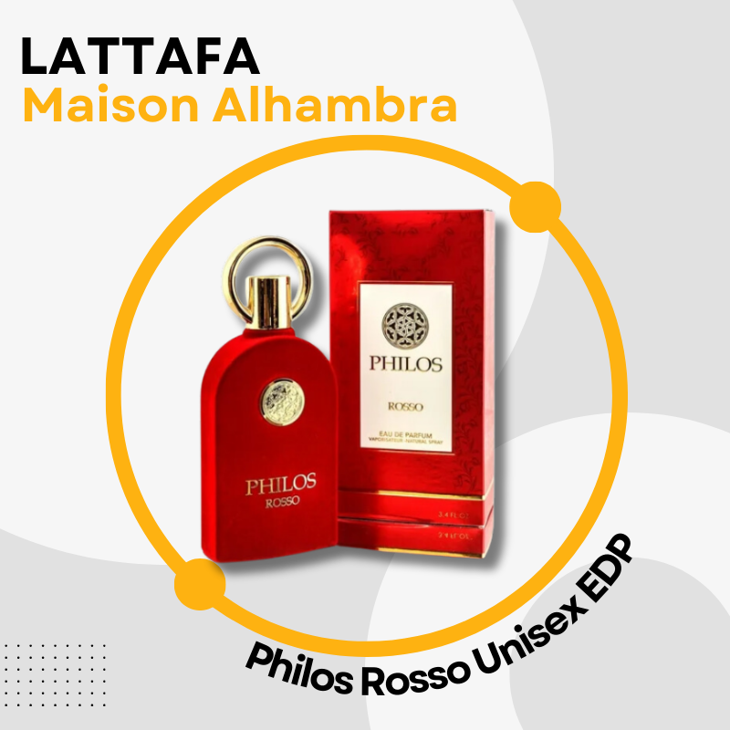 Lattafa Maison Alhambra Philos Rosso 中性濃香水 100ml (Barcode: 6291107459356)