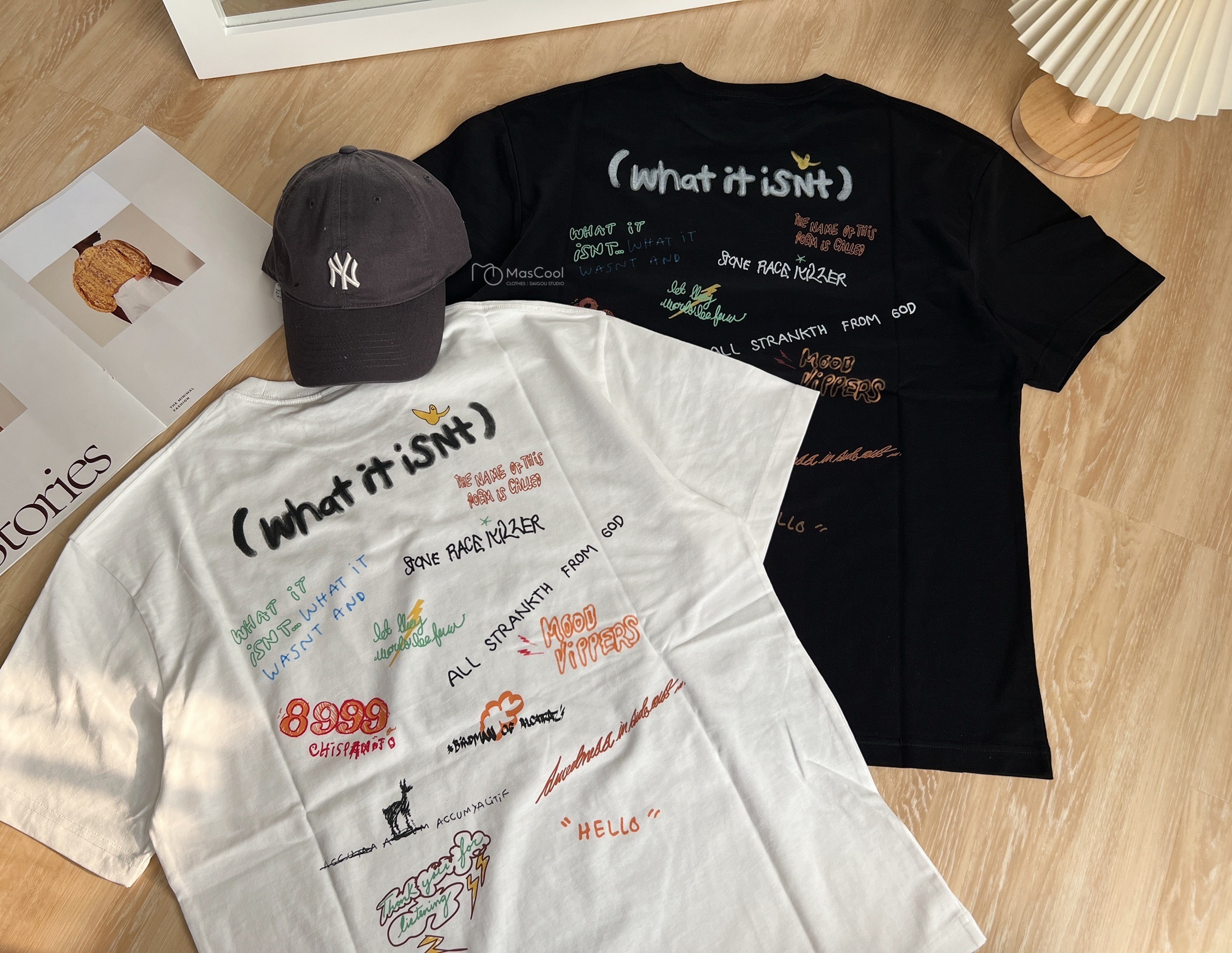 What it isnt 背面塗鴉短袖