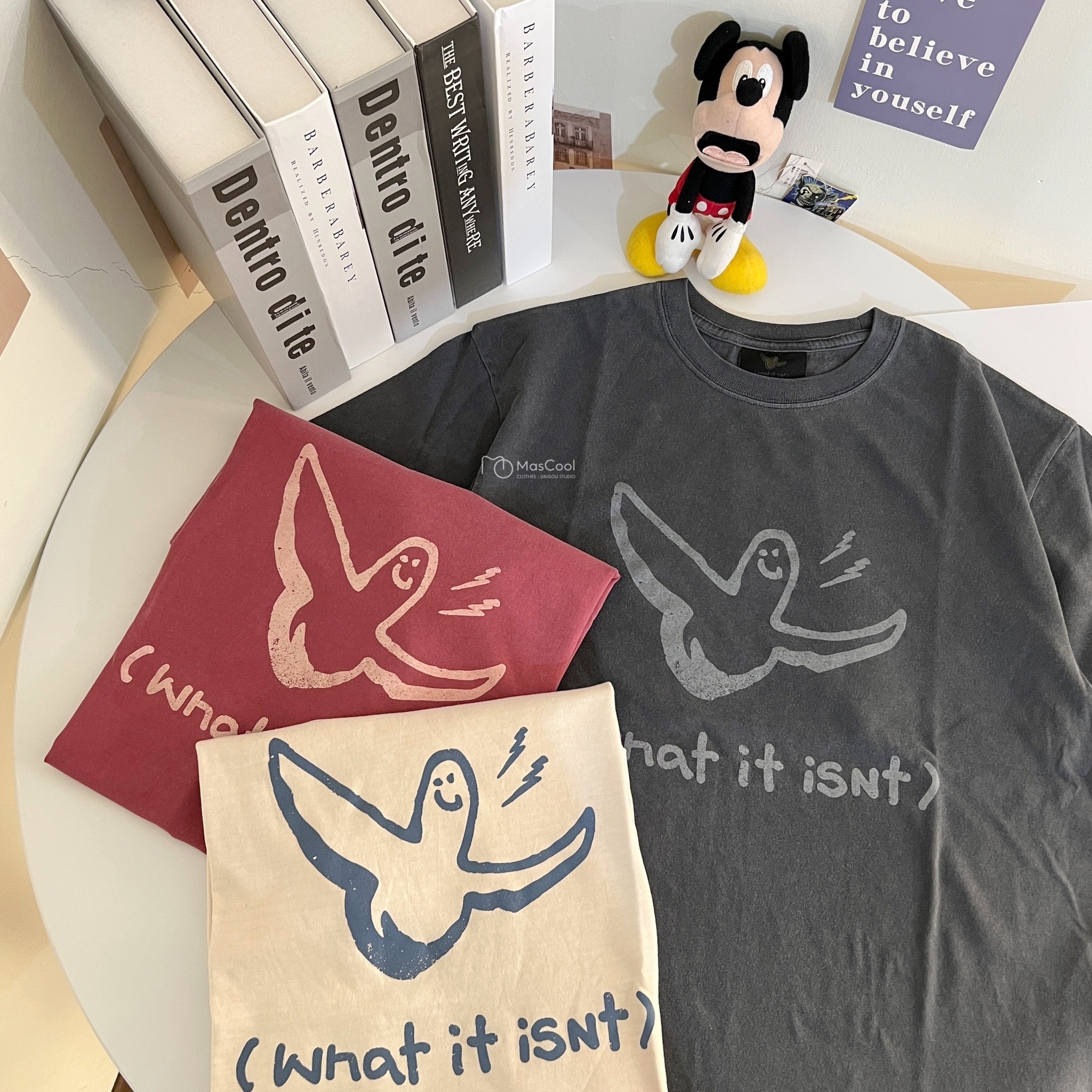 What it isnt 天使水洗短袖