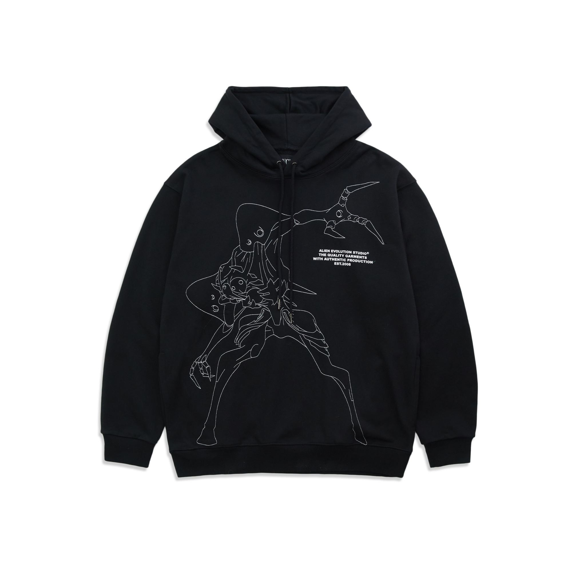 【車庫服飾】AES X NEON GENESIS EVANGELION / THE 4TH ANGEL HOODIE