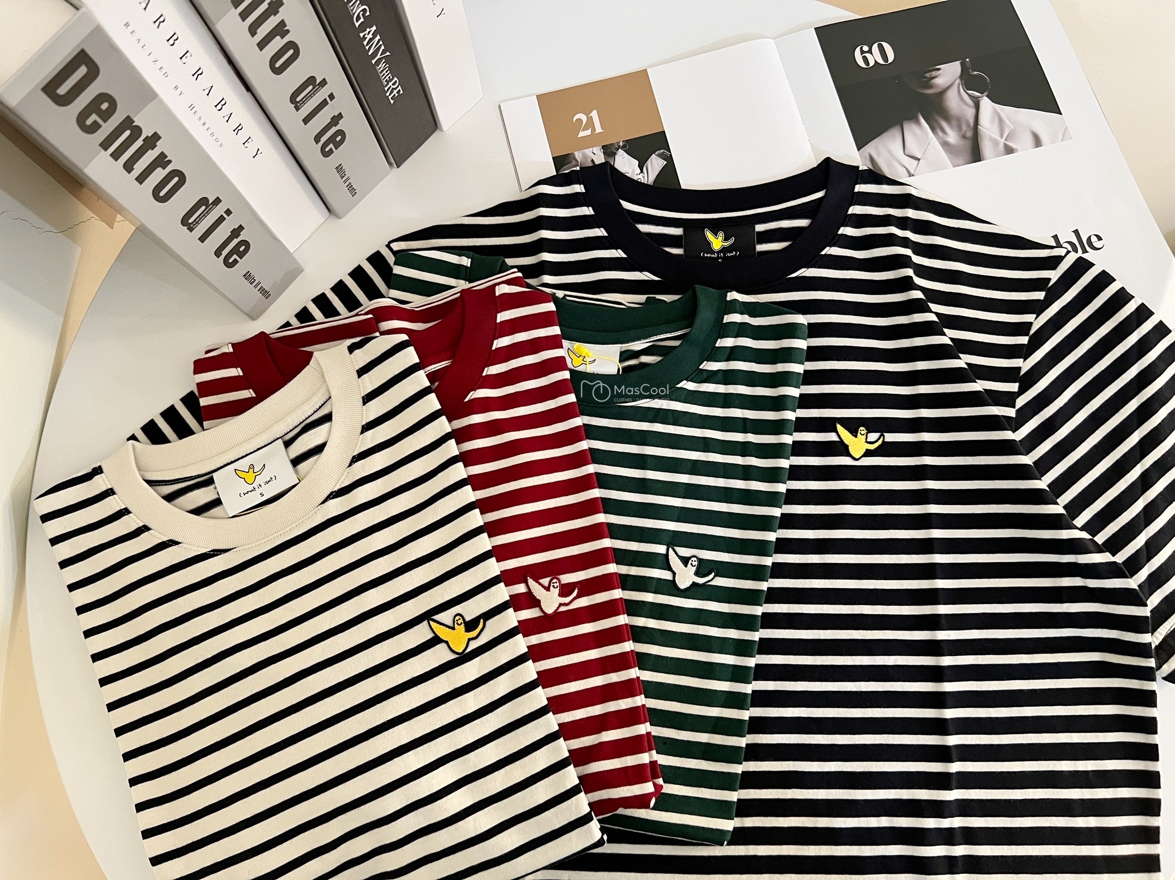 What it isnt 天使條紋短袖