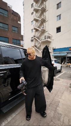 寬鬆鬆緊帶裙西裝褲