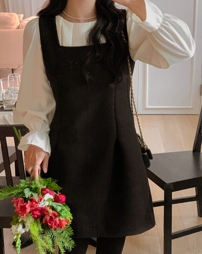 現貨｜抓褶公主袖雪紡上衣