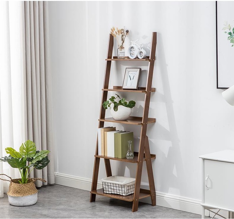 竹庭書架靠牆置物架