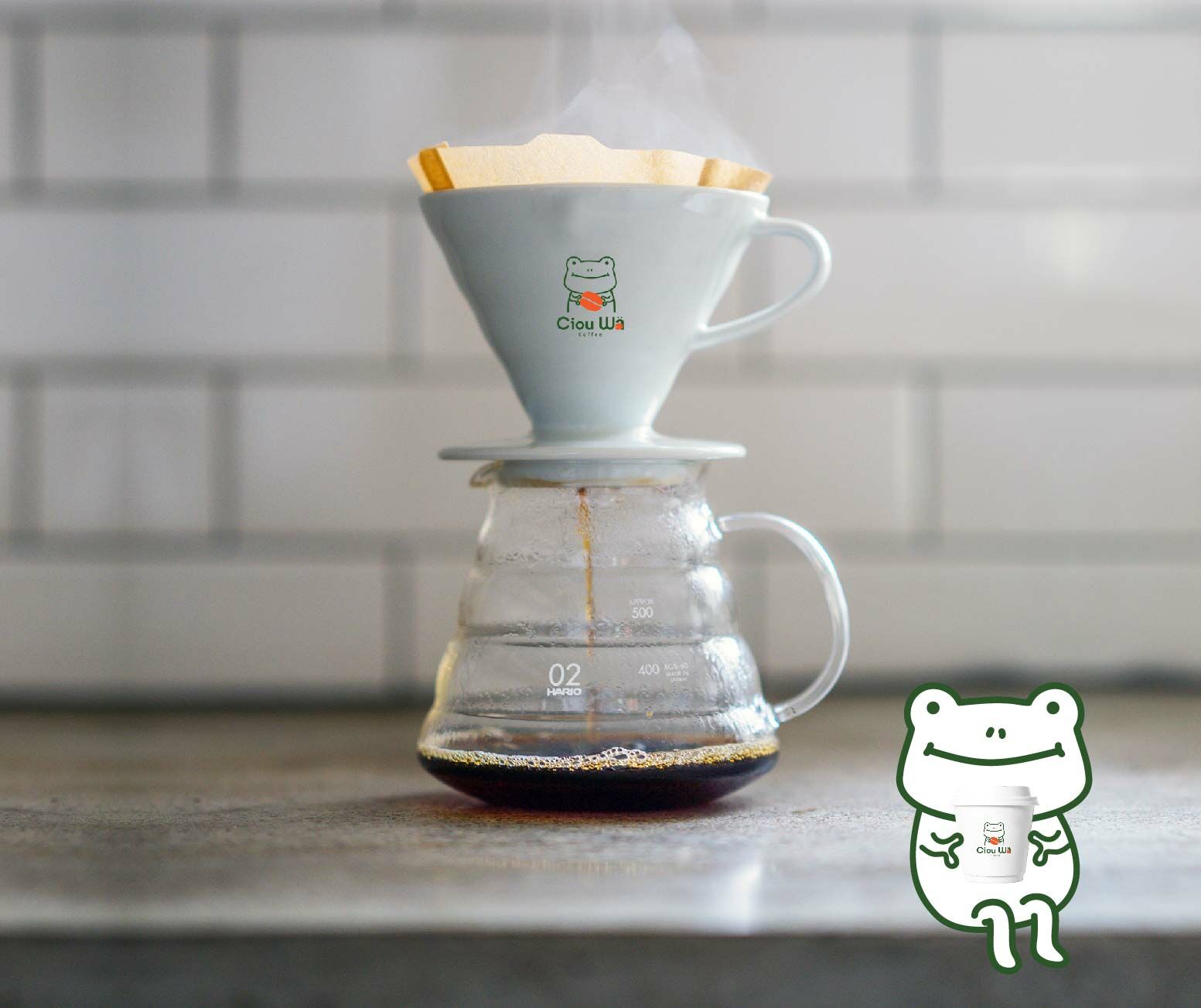 喜蛙-錐形咖啡濾杯