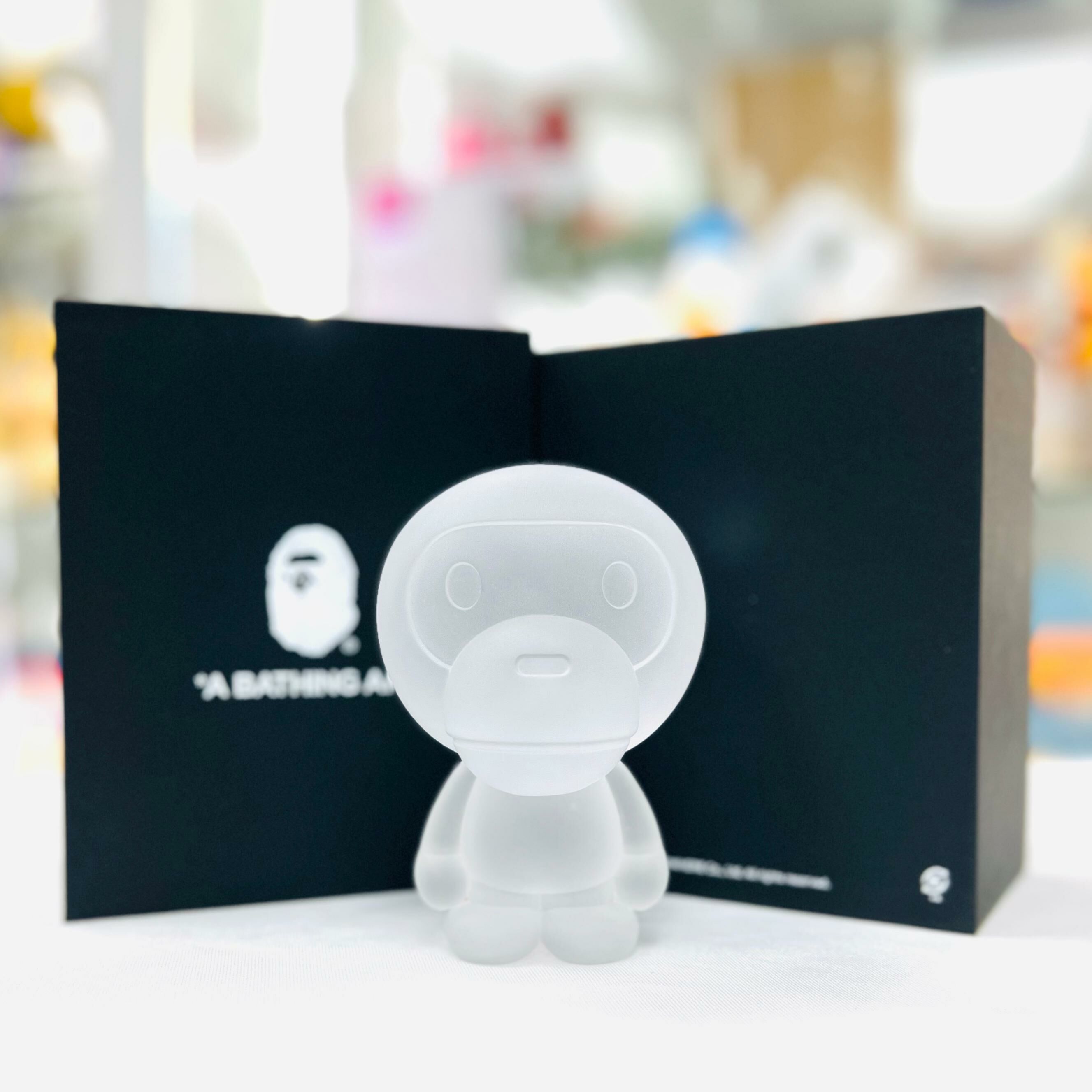 A BATHING APE BABY MILO CRYSTAL FIGURE
