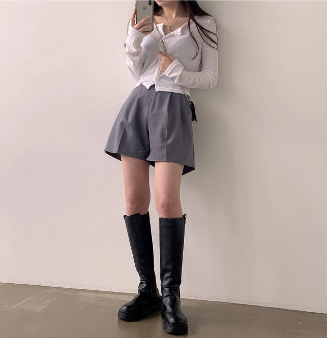 現貨｜雙打摺五分西裝短褲 (M)