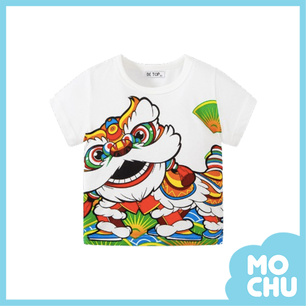 笑臉舞獅短袖上衣