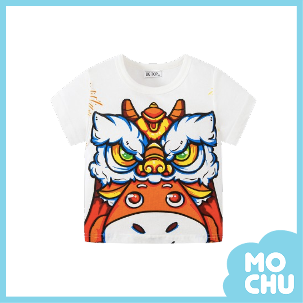 小牛舞獅短袖上衣