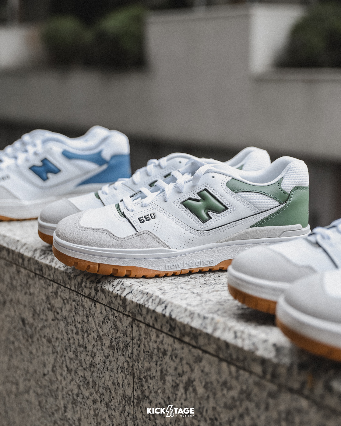 [特價售出無退換] 男女鞋 NEW BALANCE 550 藍瑪瑙 海苔綠 石板灰 皮革 復古 休閒鞋【BB550】NB550