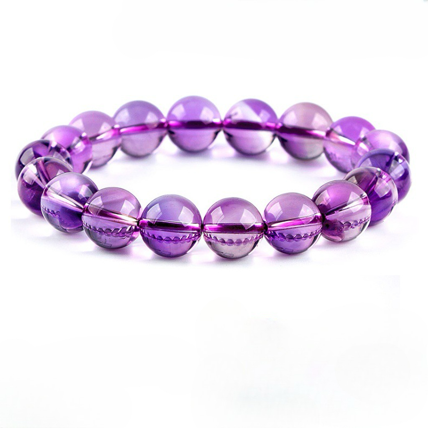 【藏寶】玻利維亞天空之鏡紫水晶手鍊/水晶手串