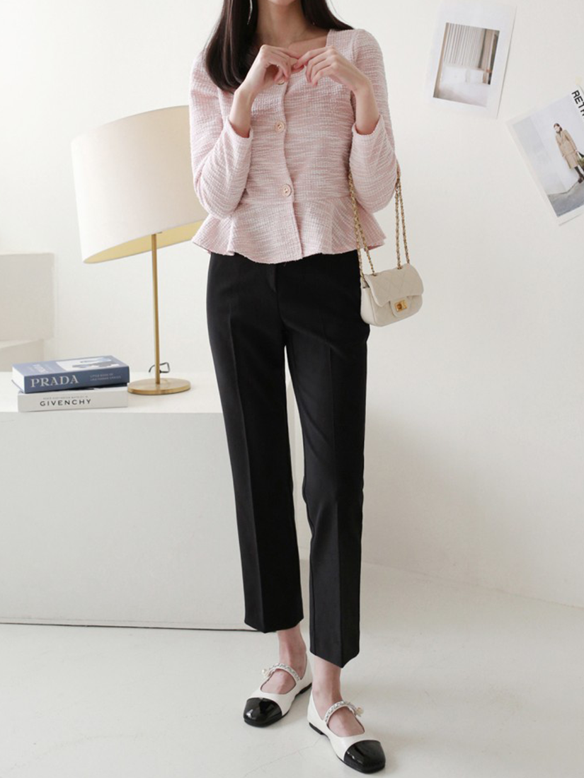 [現貨]春季螞蟻腰修身挺版西裝褲 [ 3色 / S,M,L,XL ]