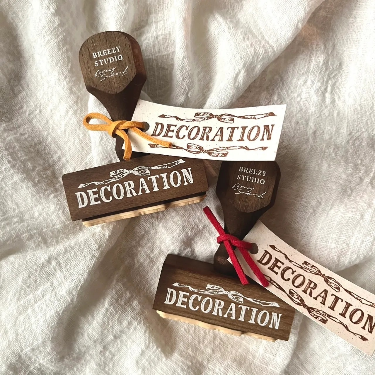 微瘋畫室．DECORATION 復古把手印章