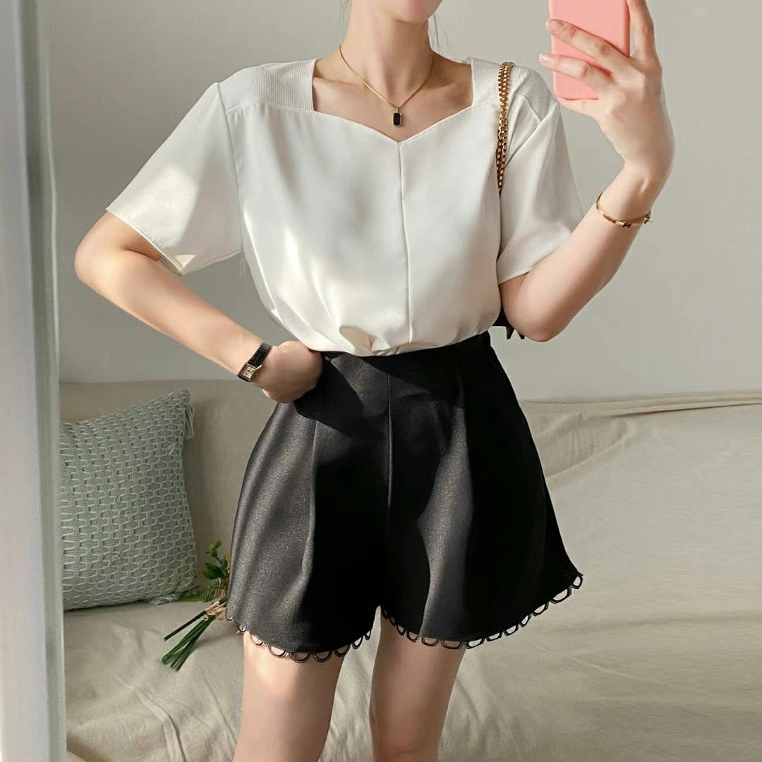 簡約雪紡上衣(13841)