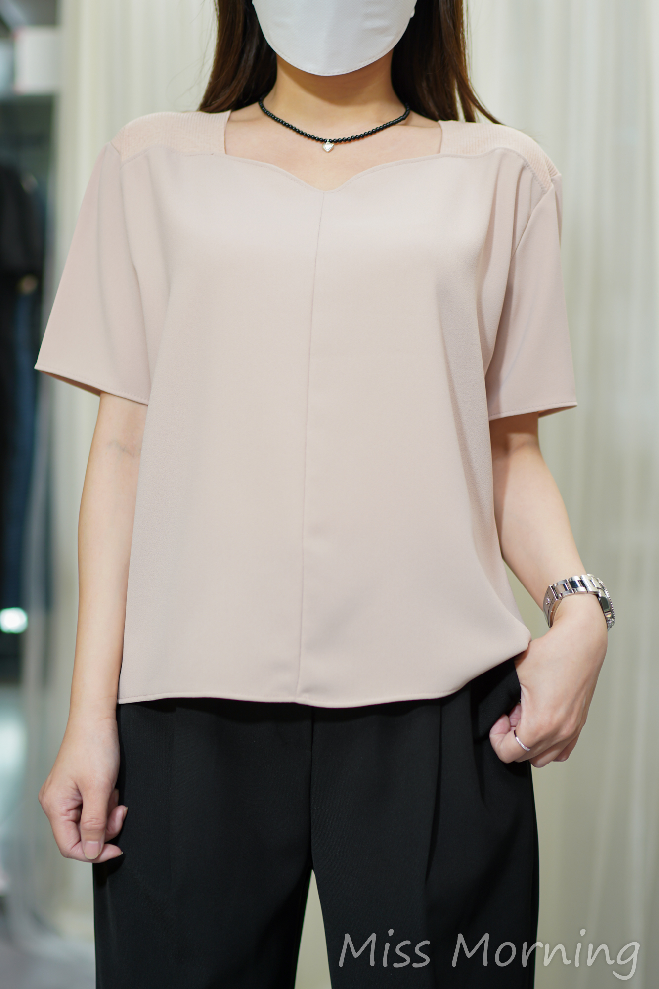 簡約雪紡上衣(13841)