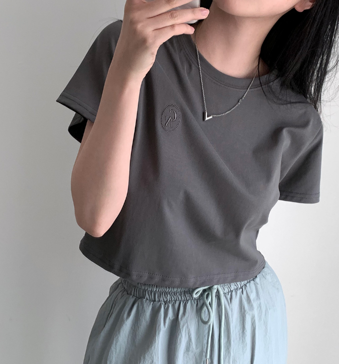 現貨｜GN刺繡純色短袖T恤