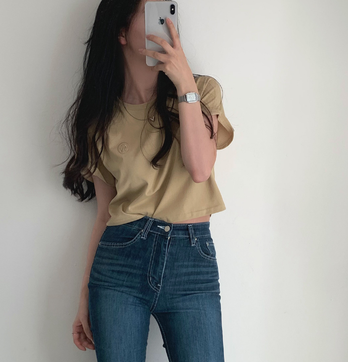 現貨｜GN刺繡純色短袖T恤