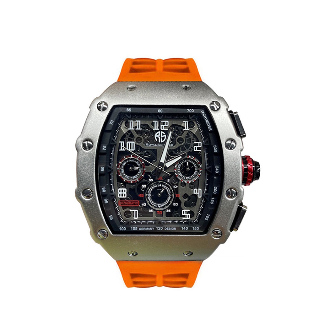 【Royal Schmied 皇家施米德】RYS-C005 真三眼 帶日期 晶鑽錶殼 夜光指針 機械 手錶 -