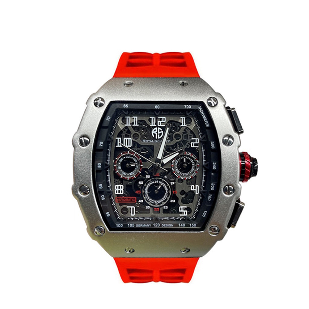 【Royal Schmied 皇家施米德】RYS-C005 真三眼 帶日期 晶鑽錶殼 夜光指針 機械 手錶 -