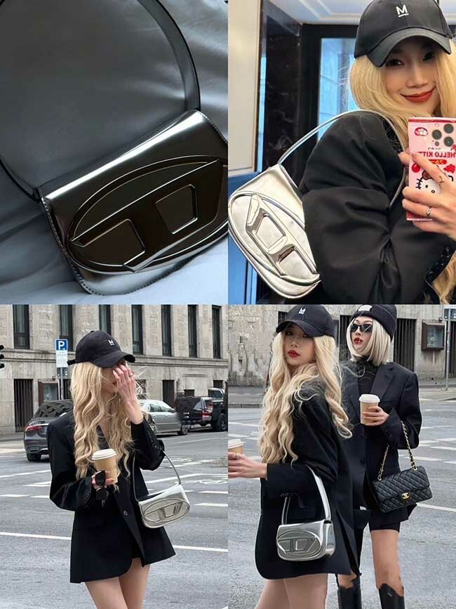 宇宙感銀河系單肩小包-兩色 現貨