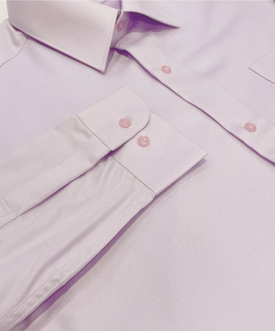 紫色直條紋大尺碼男長袖襯衫8