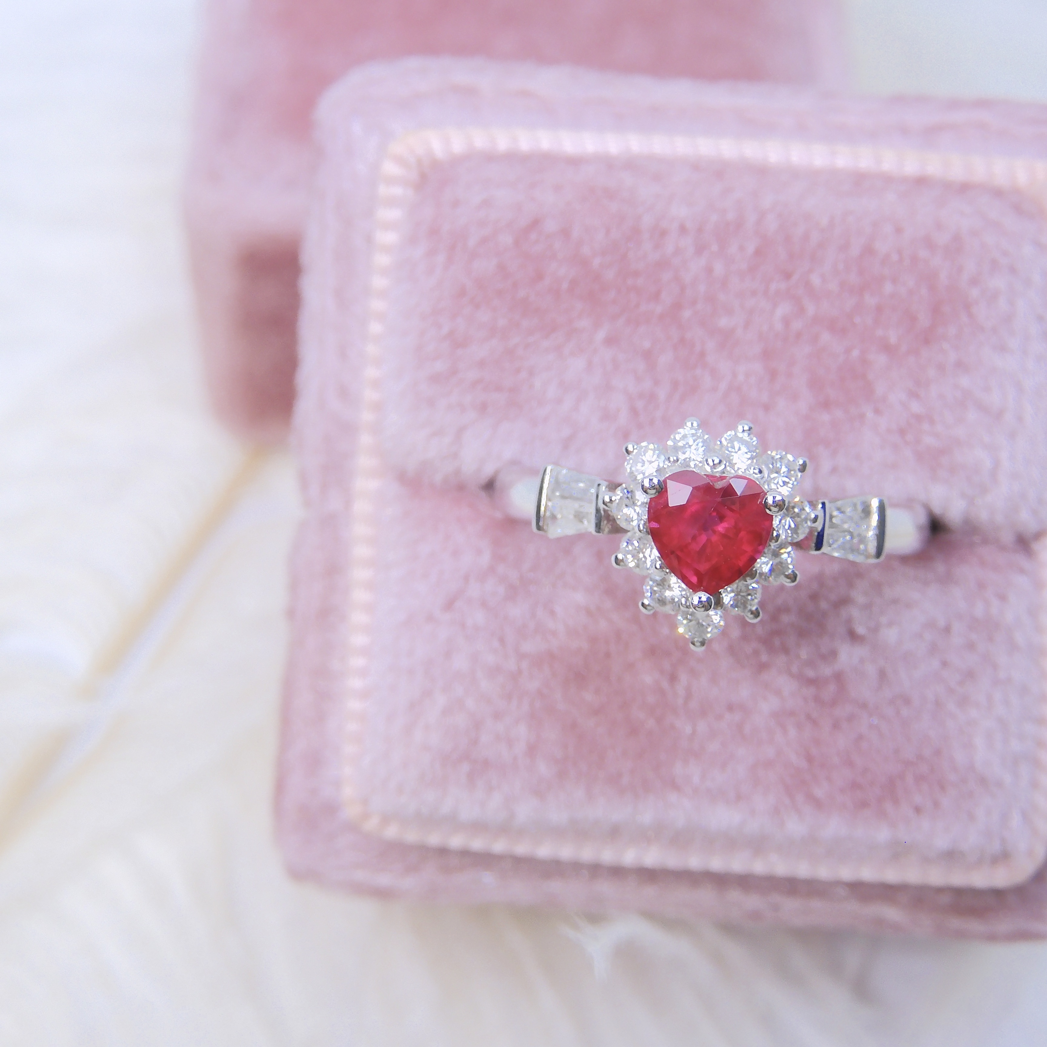 18K金 0.59ct 紅寶石戒指 (配國際證書)