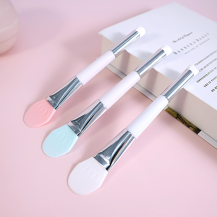 矽膠雙頭面膜刷 3色【AQ025】