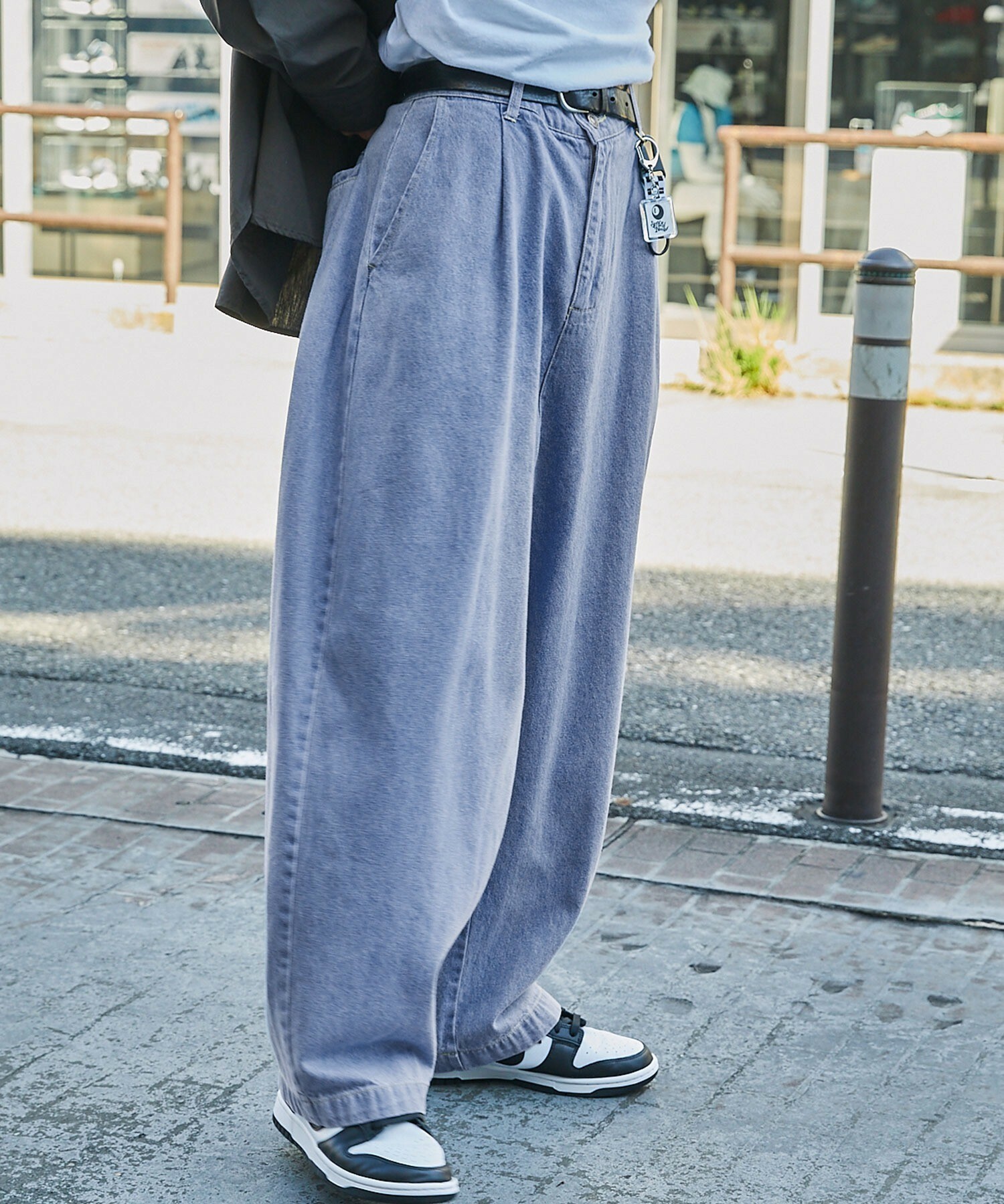 "代購" 日本選物 日系休閒 寬鬆氣球牛仔褲 10oz 丹寧布