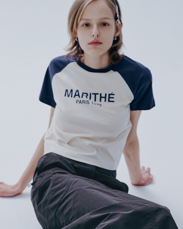 #現貨優惠 韓國 Marithe Francois Girbaud MFG 女生 大字LOGO短踢