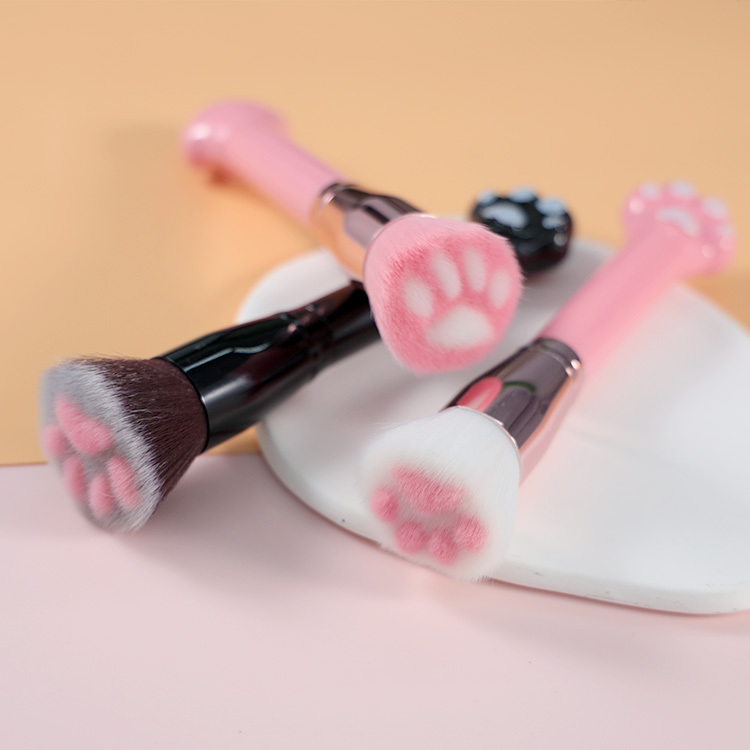 貓掌化妝刷 3色【AQ026】