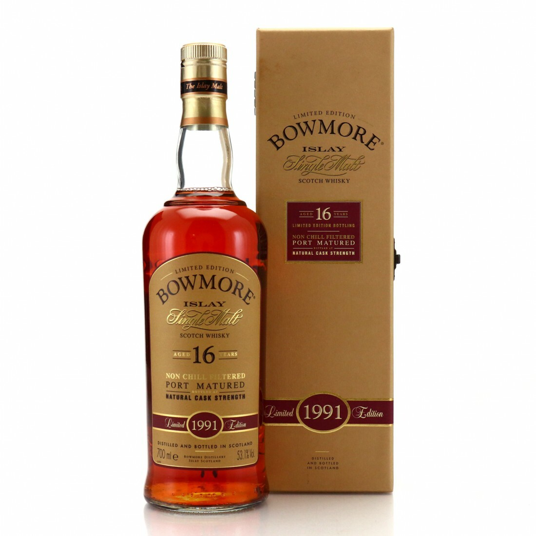 Bowmore 1991 16YO Port Cask - 70cl/53.1%