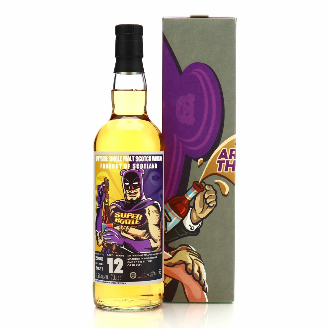 Super Bottle #5 Batman - Macallan 2008 12YO - 70cl/57.5%