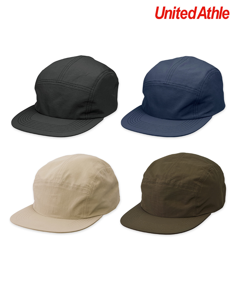 日本授權United Athle 9672-01機能尼龍 五分割帽