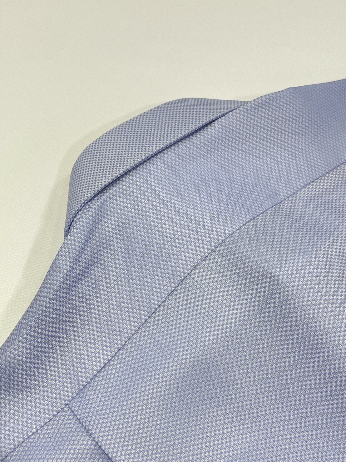 藍色點狀大尺碼男長袖襯衫9