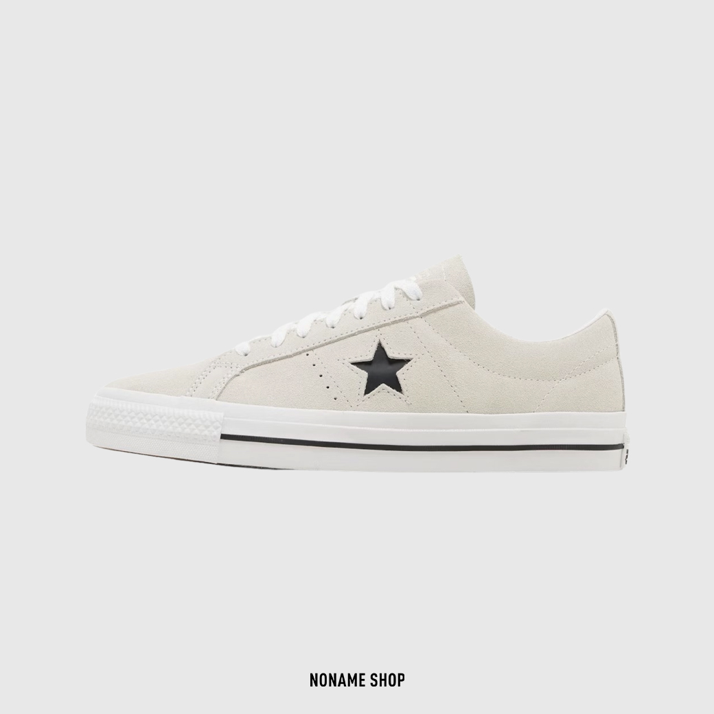 CONVERSE ONE STAR PRO 麂皮 米白黑 (男/女款)