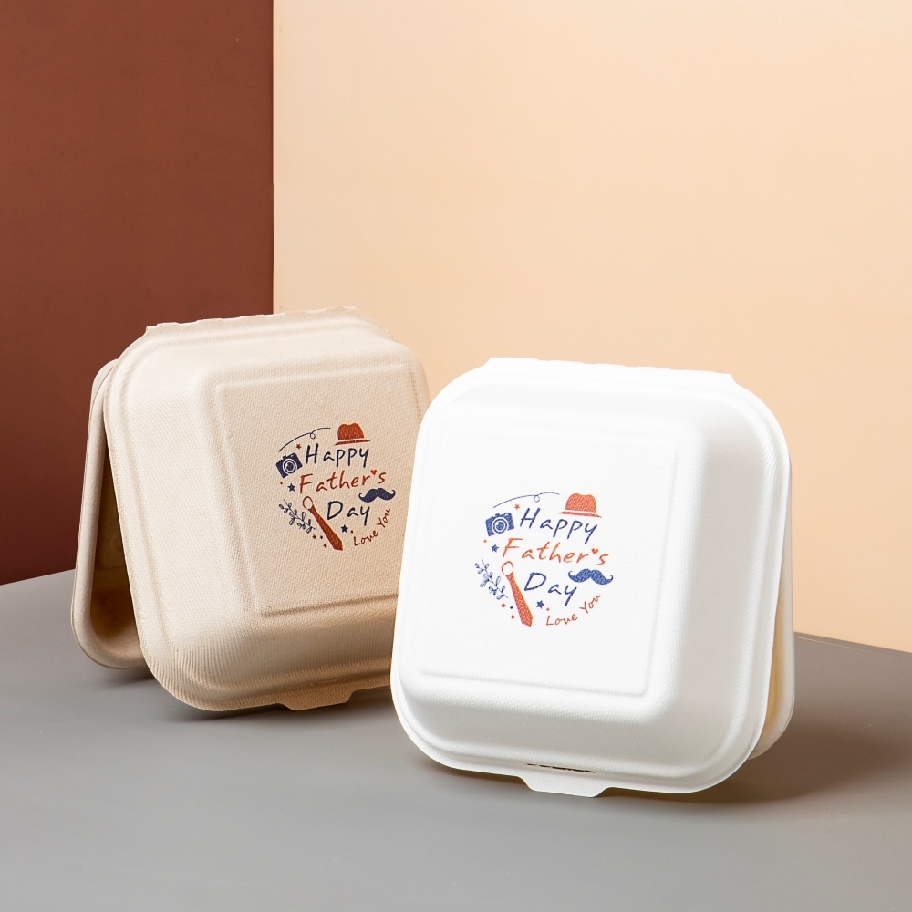 【數位印刷】植纖連體漢堡盒