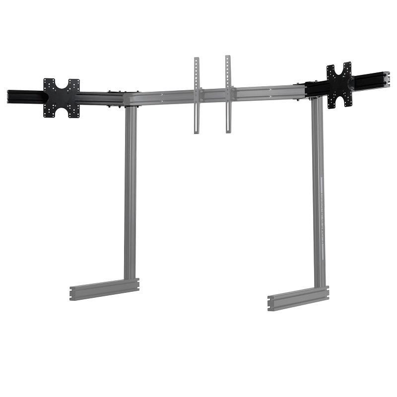 米特3C數位–NLR ELITE FREESTANDING TRIPLE MONITOR STAND ADD ON 黑色擴充三螢幕套件/NLR-E039