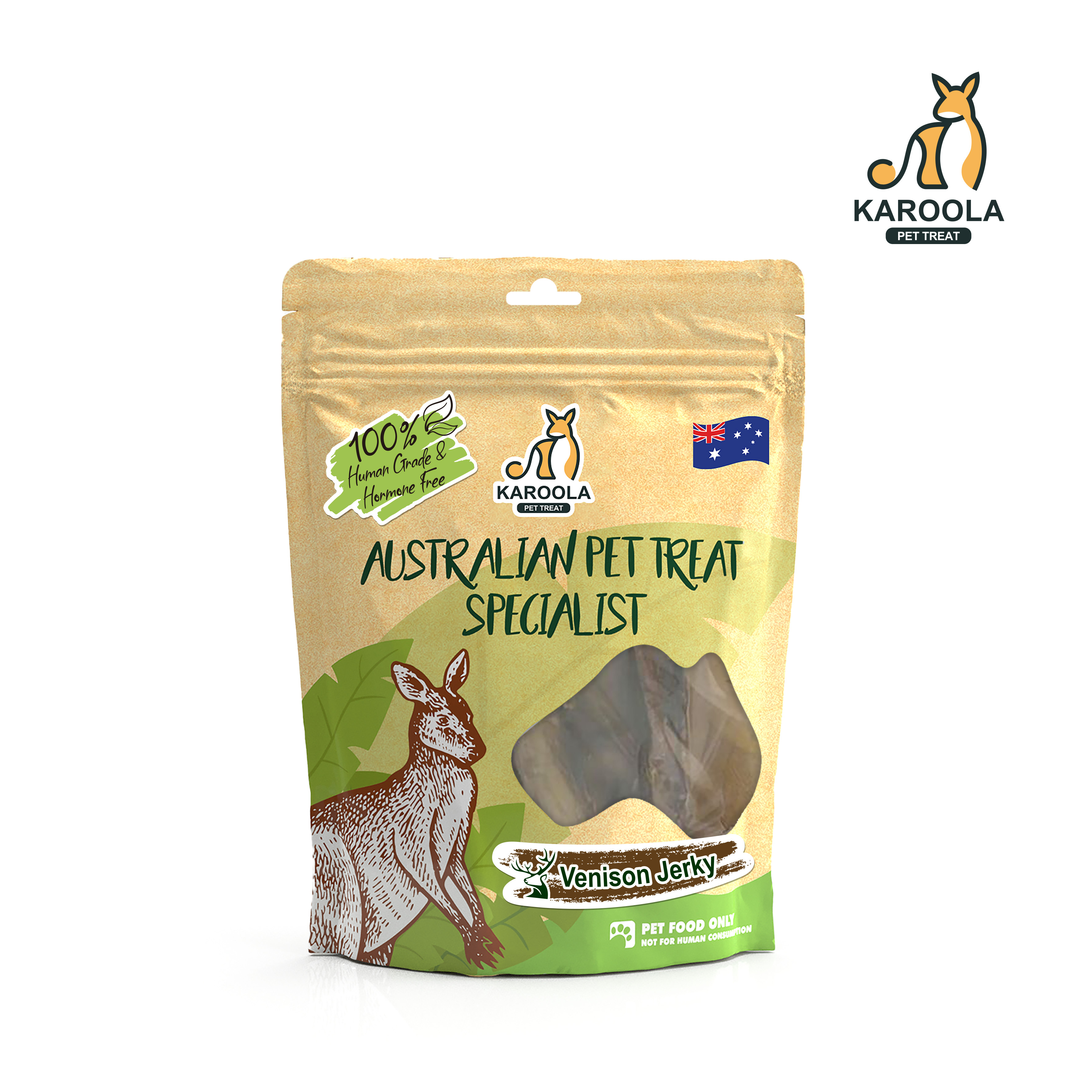 Karoola - Venison Jerky 鹿肉片 80g▶$135 X 3包◀【可混合其他口味】