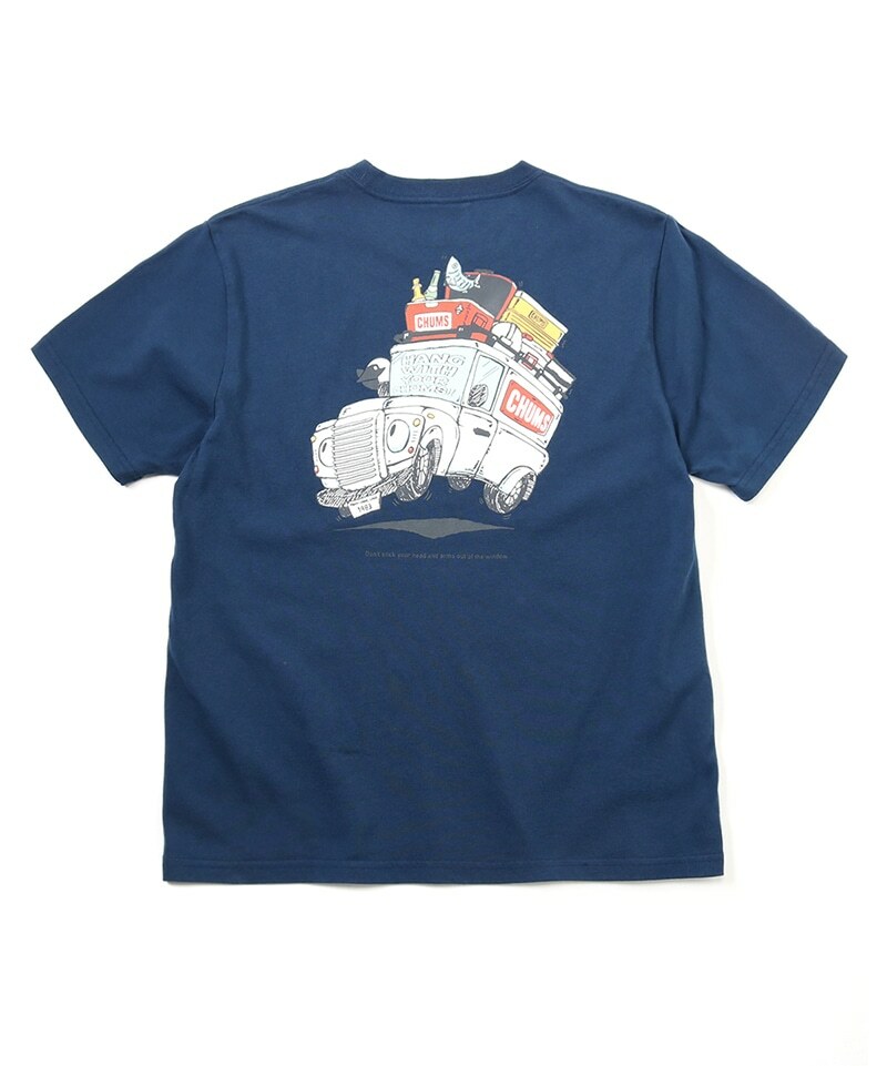 Chums Go Outdoor Pocket T-Shirt 純綿 T-shirt CH01-2348 (前後Logo)