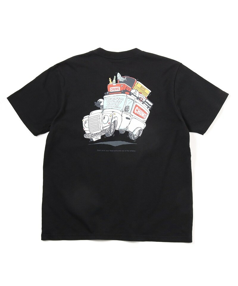 Chums Go Outdoor Pocket T-Shirt 純綿 T-shirt CH01-2348 (前後Logo)