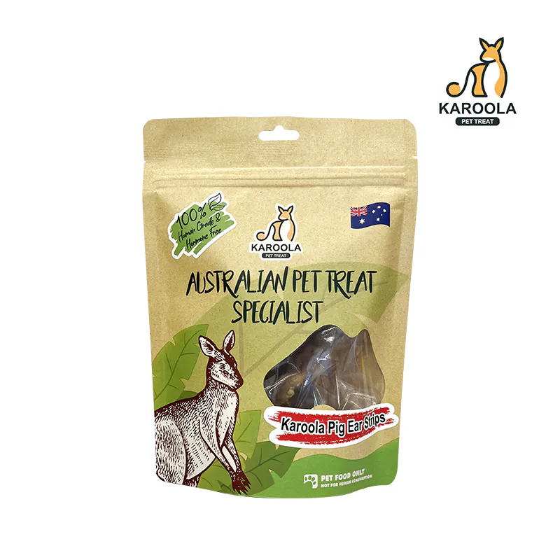 Karoola - Pig Ear Strips 豬耳條 80g  ▶$135 X 3包◀【可混合其他口味】
