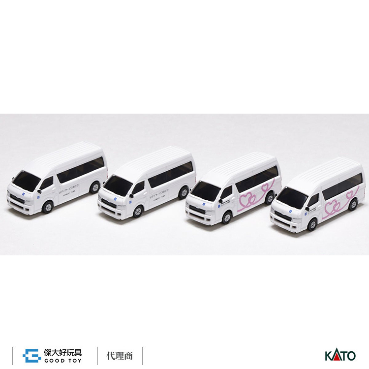 KATO 23-651D 車輛 Toyota Hiace 豐田海獅SL 日照中心 (4輛)