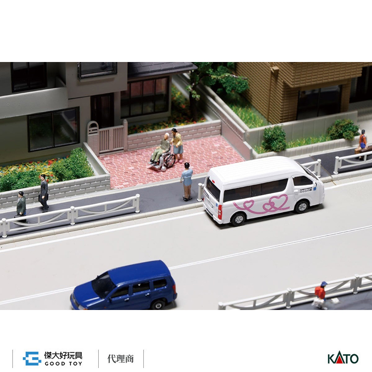 KATO 23-651D 車輛 Toyota Hiace 豐田海獅SL 日照中心 (4輛)