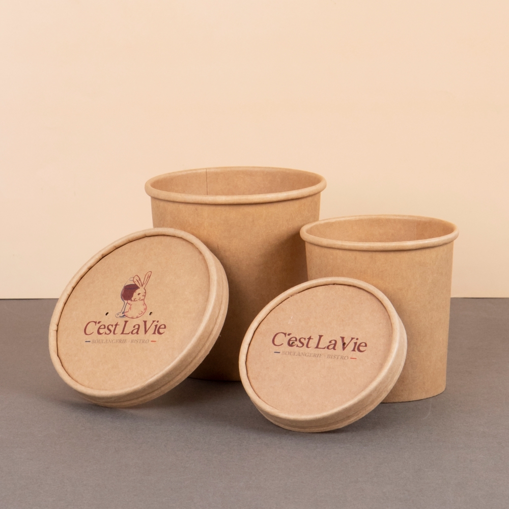【數位印刷】牛皮紙湯杯蓋